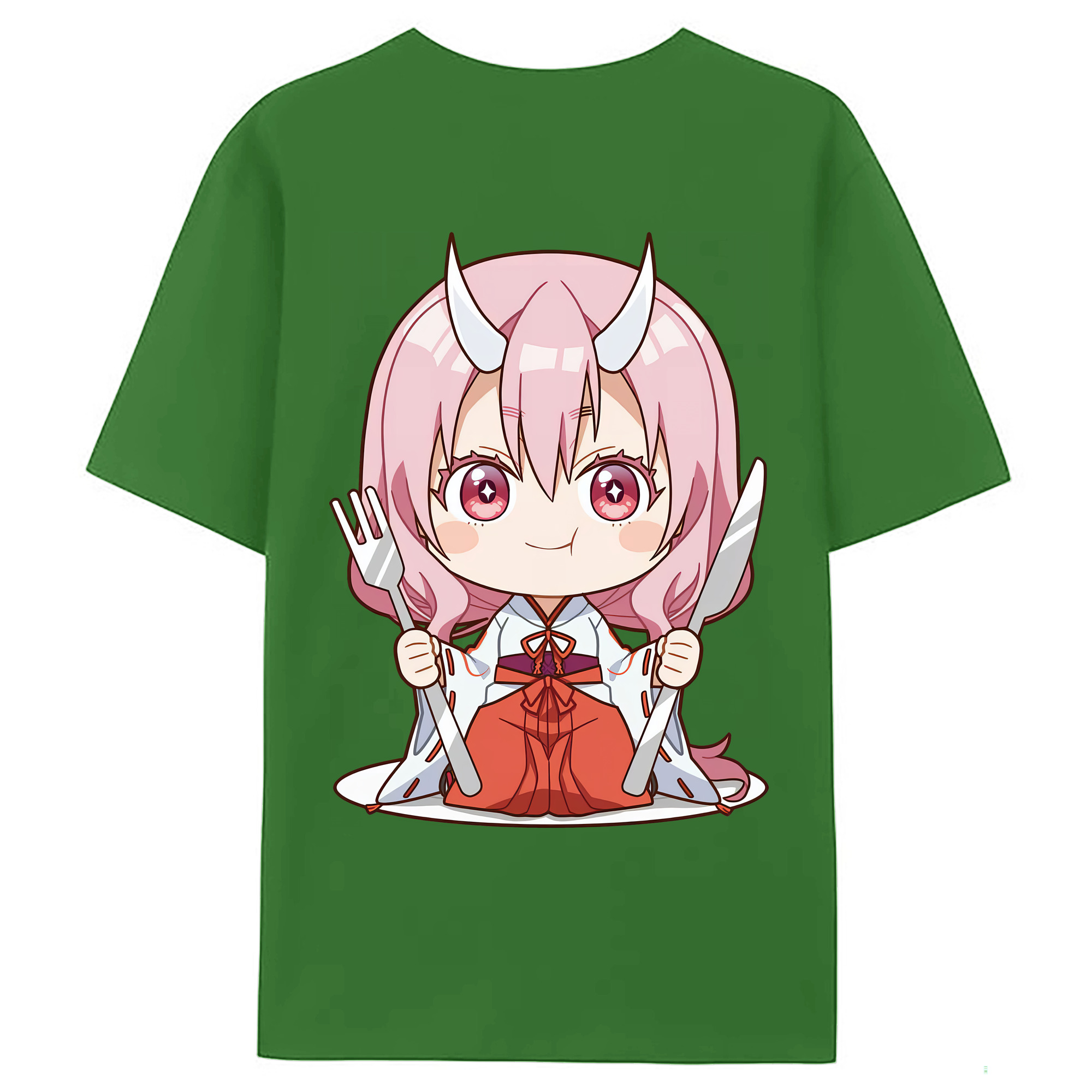 （画像用） 転スラ Regarding Reincarnated to Slime レディース半袖Tシャツ(バックプリント)